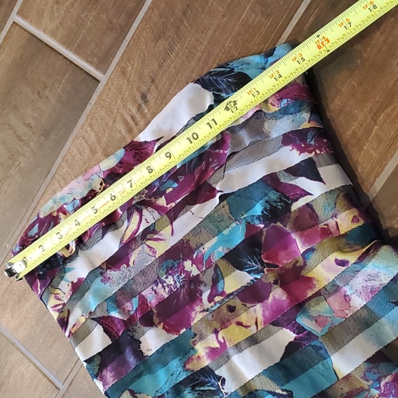 BCBG Maxazria Dharma Dark Iris Combo Maxi Gown - Picture 9 of 14